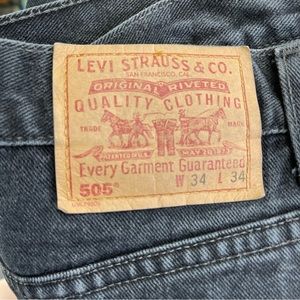 Men’s 505 Levi’s jeans